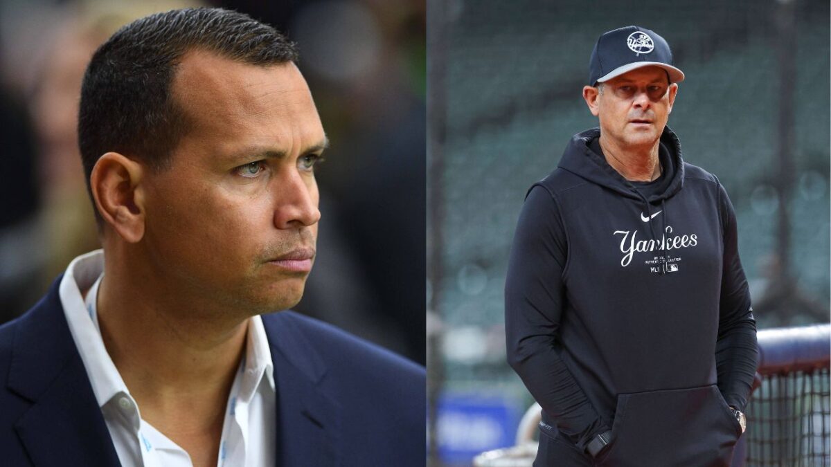 Alex Rodriguez Goes off on Yankees' Front Office Following 2025 ALDS Exit Against Blue Jays 1 Alex Rodriguez and Yankees' manager Aaron Boone