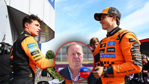 Lando Norris and Oscar Piastri (via F1), Martin Brundle (via Sky Sports)