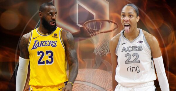 LeBron James and A'ja Wilson