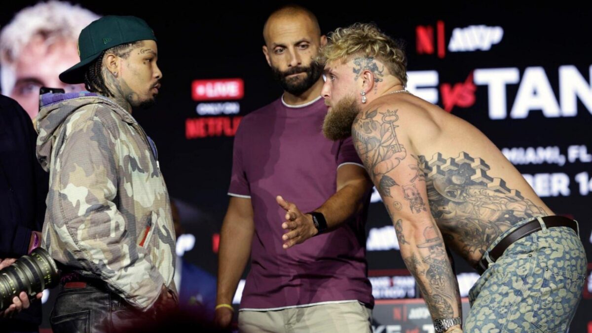 Jake Paul vs. Gervonta Davis face-to-face