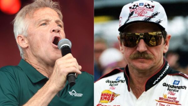 Kenny Wallace and Dale Earnhardt