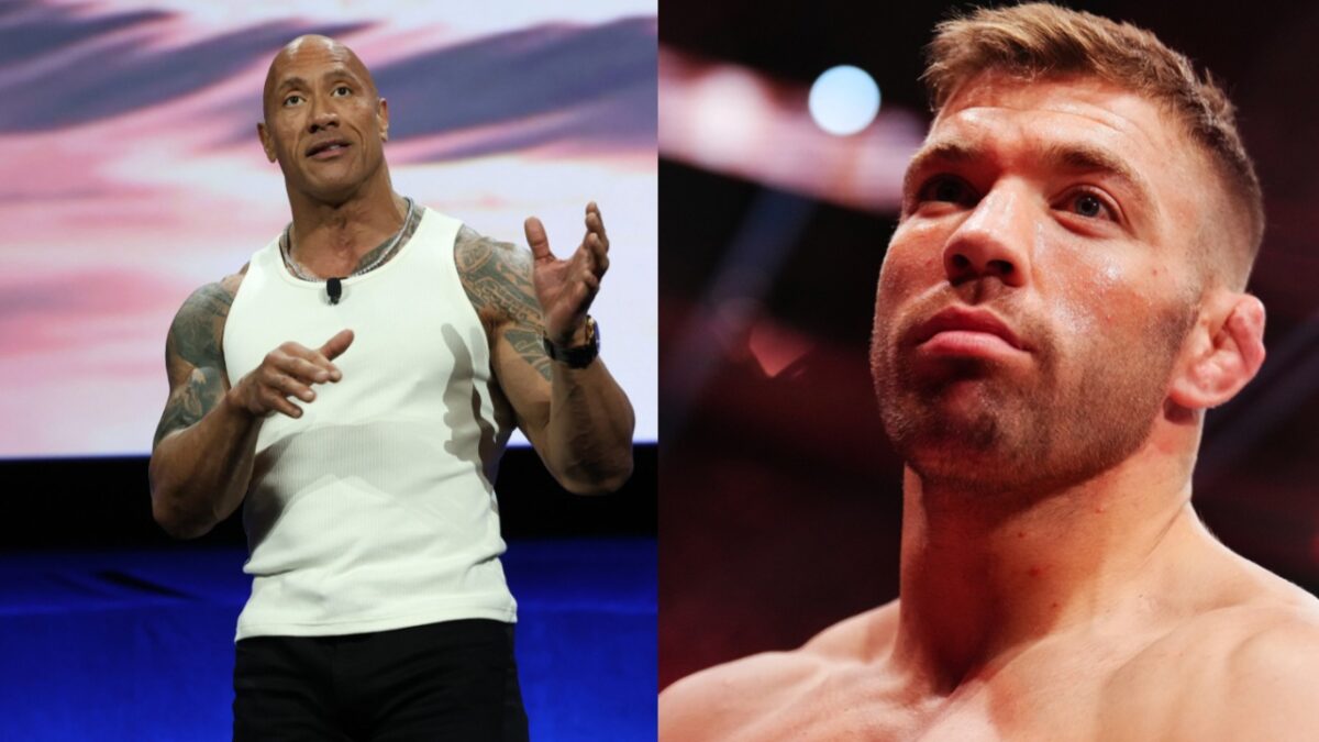 Dwayne Johnson Dricus Du Plessis