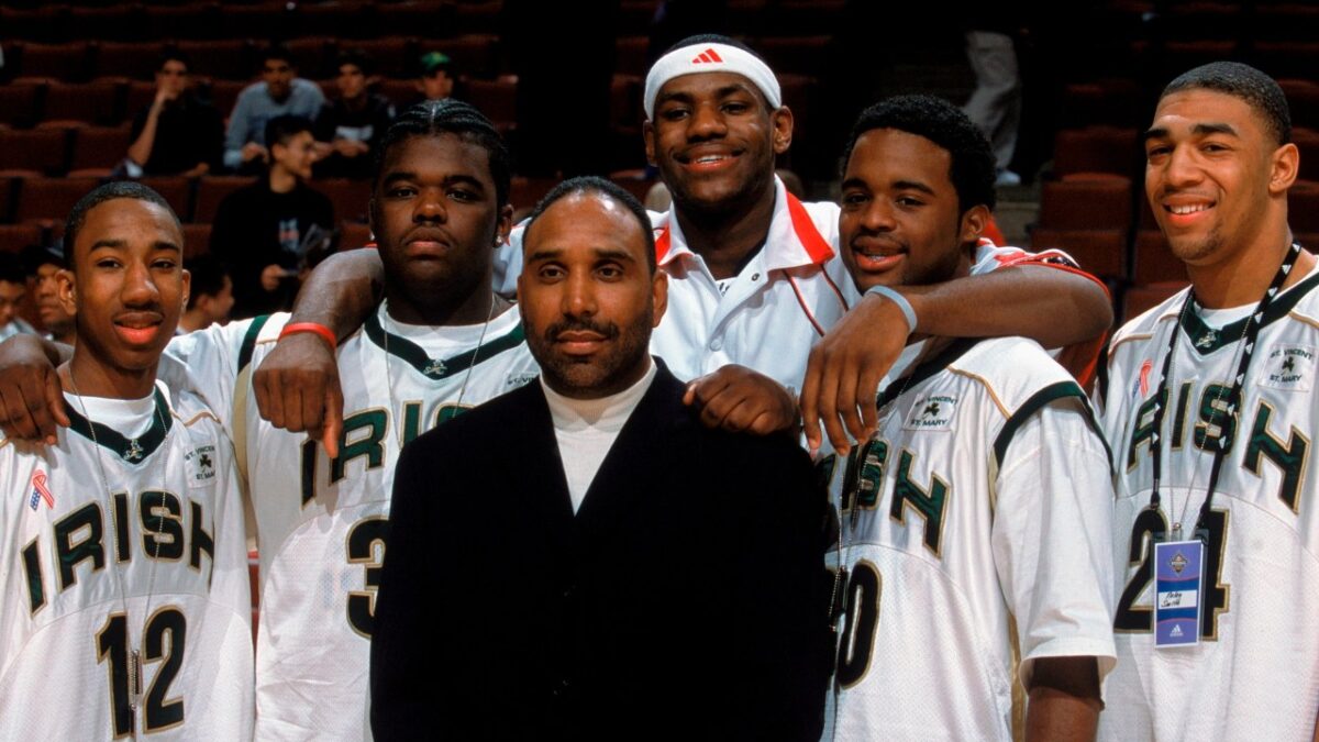 LeBron James Opens Up About NBA Culture Shock Coming in as 18-Year-Old High Schooler 1 LeBron James and his high school teammates and coach