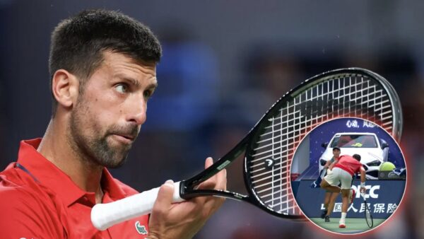 Novak Djokovic (via X/Jose Morgado)