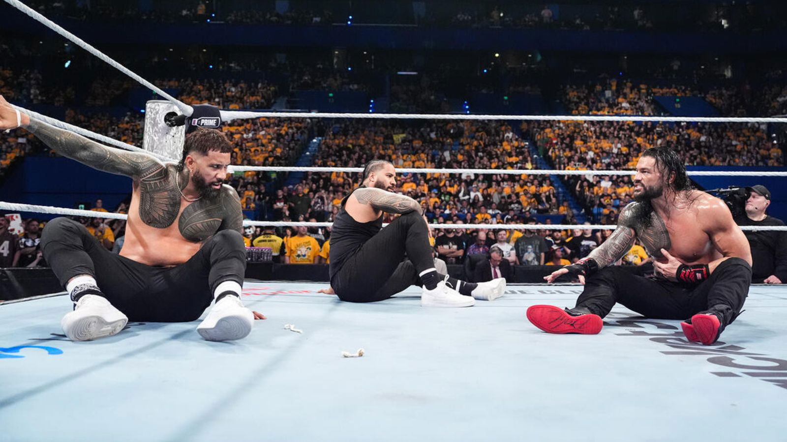 The Usos Receive Warning from Roman Reigns After Inadvertently Costing Their Cousin Against Bronson Reed at Crown Jewel
