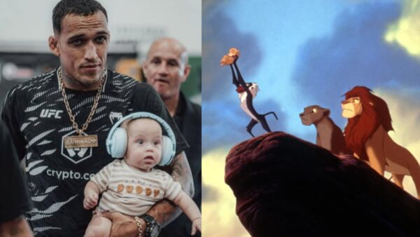 Charles Oliveira recreates Lion King at UFC Rio