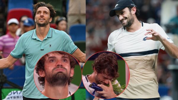 Valentin Vacherot and Arthur Rinderknech cried after the Shanghai Masters final