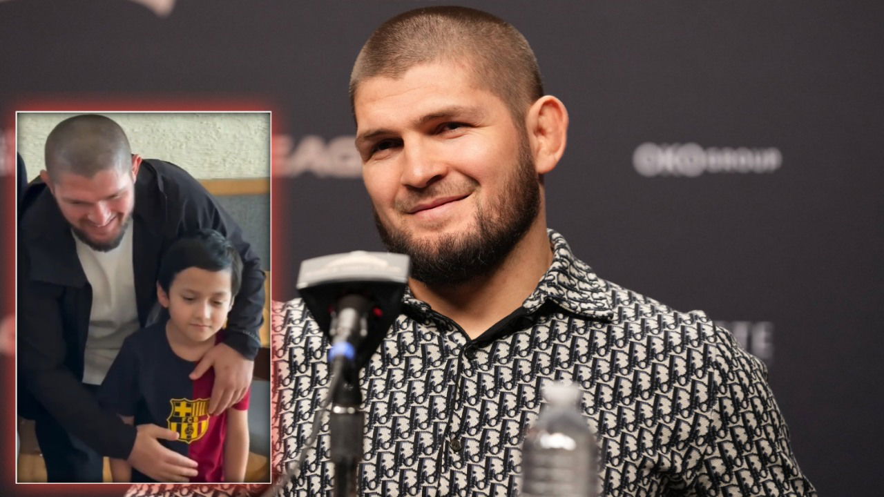 Khabib Nurmagomedov Takes Real Madrid vs Barcelona Rivalry Seriously During Hilarious Fan Greeting
