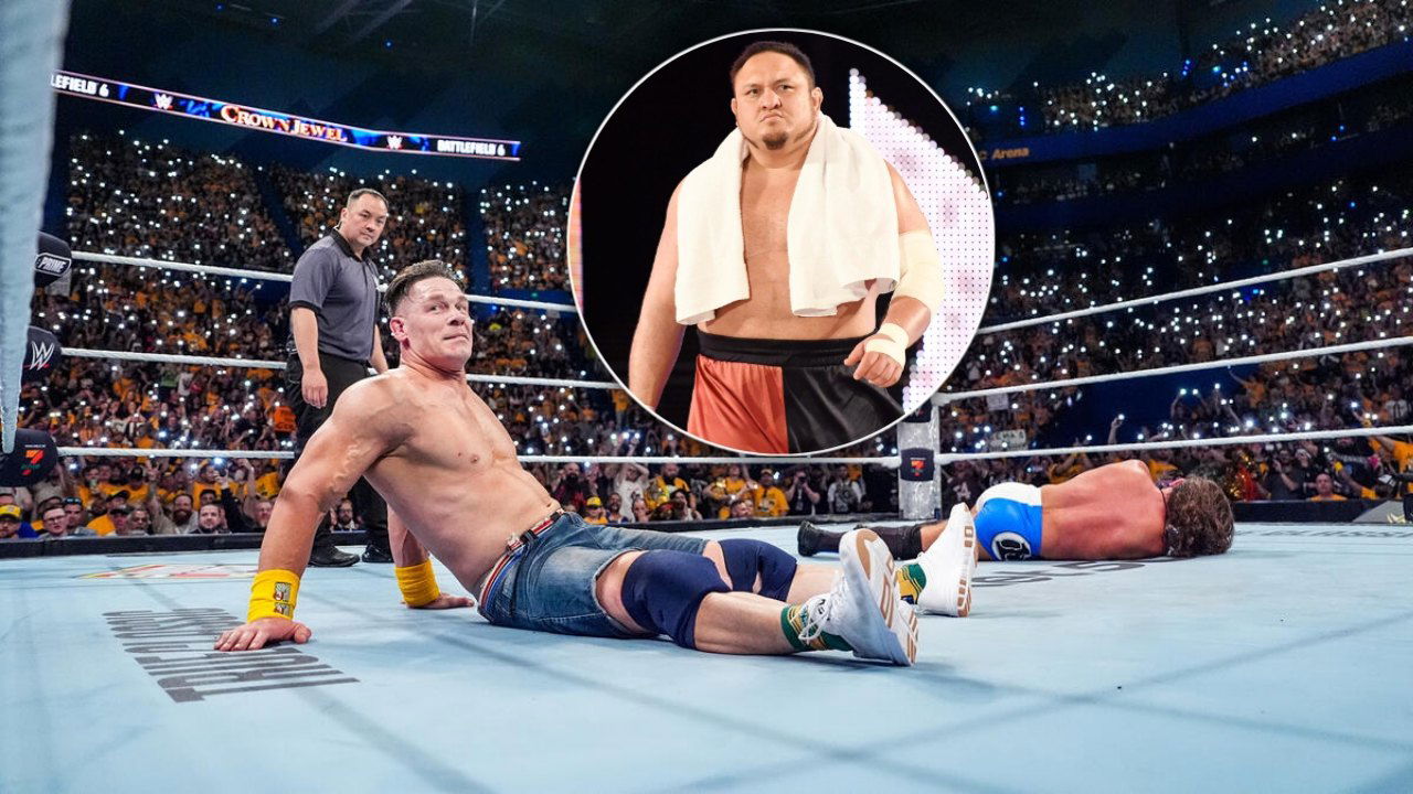 Samoa Joe Reacts to AJ Styles’ Heartfelt Tribute in His 5-Star Classic Bout Against John Cena at Crown Jewel PLE