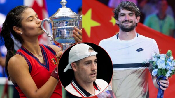 Emma Raducanu, John Isner, Vacherot Valentin