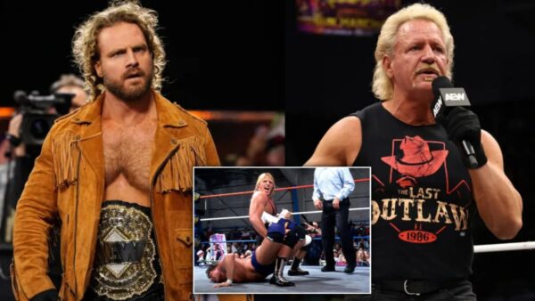 Adam Page, Jeff Jarrett and Owen Hart