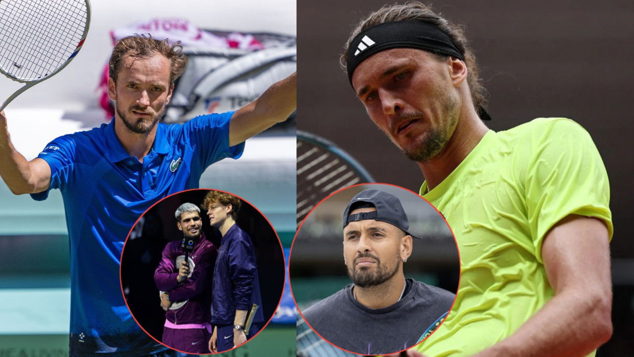 Nick Kyrgios Makes Bold Predictions about Daniil Medvedev and Alexander Zverev, Who are ‘Sick’ of Jannik Sinner and Carlos Alcaraz