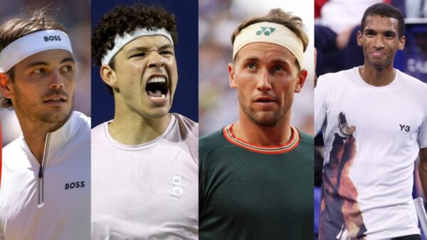 Taylor Fritz, Ben Shelton, Casper Ruud, Felix Auger-Aliassime