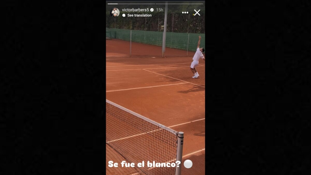 Carlos Alcaraz Shocks Fans with Bold Hairstyle Month After Dramatic Blonde Makeover 1 Victor Martinez's Instagram story 1