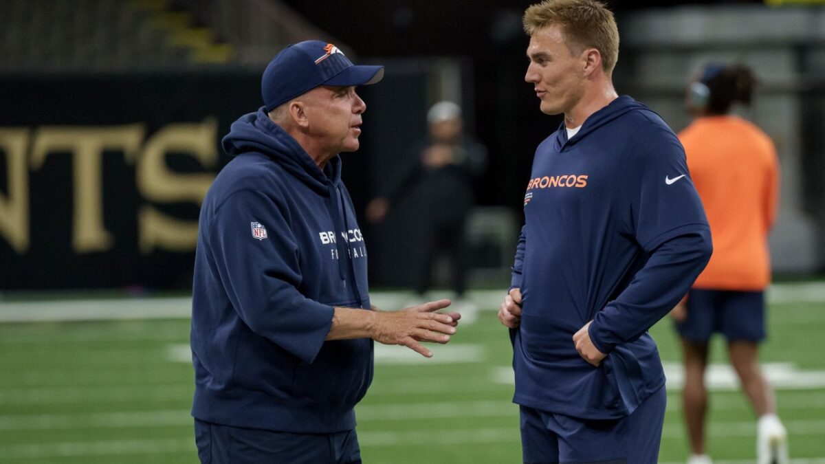 Sean Payton Clarifies Beef With Russell Wilson After QB Blitzed Him on Social Media 1 Sean Payton and QB Bo Nix