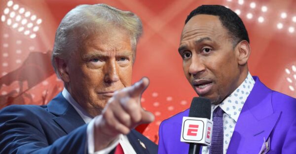 Donald Trump and Stephen A. Smith