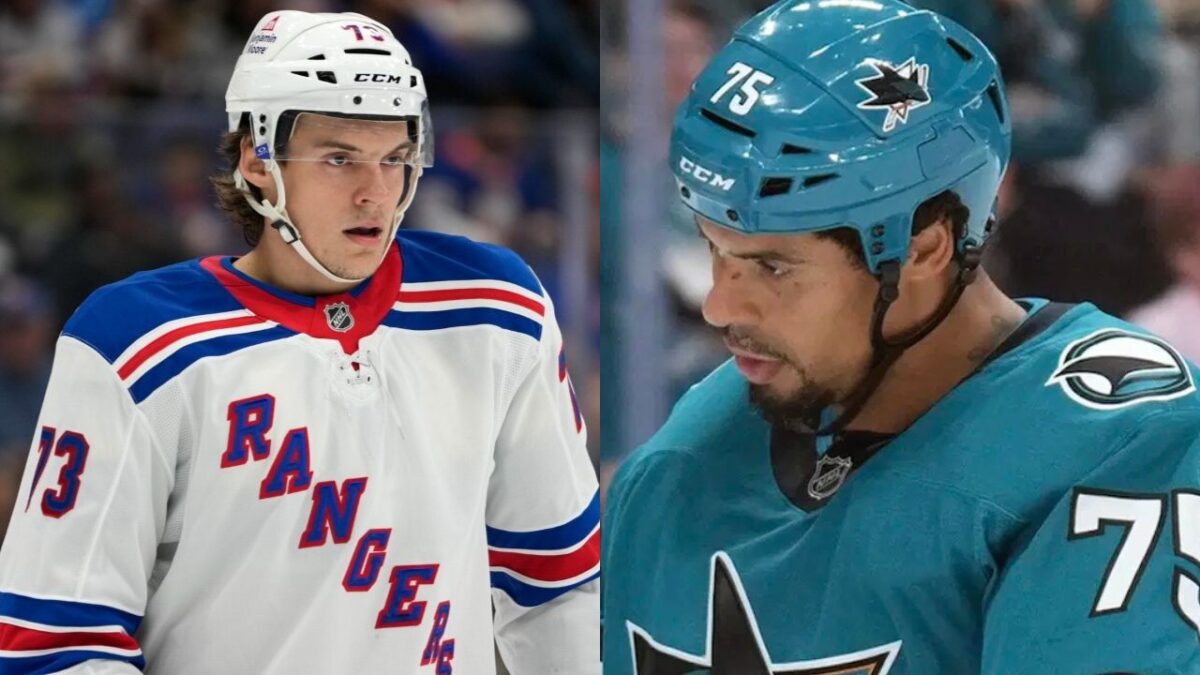 Matt Rempe Trolled by NHL Fans as Rangers Star Exchanges Heavy Blows with Ryan Reaves in 6-5 Loss: "He Can't Even Fight" 1 Matt Rempe and Ryan Reaves