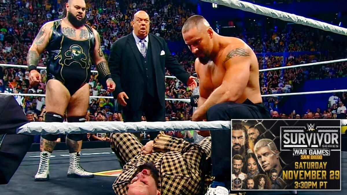 Bron Breakker and Survivor Series logo