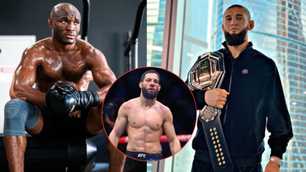 Kamaru Usman reveals middleweight title defences in front of Nassourdine Imavov