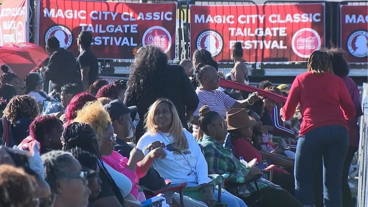 (Video) Cam Newton Gets into an Unnecessary Fight with Alabama A&M Mascot At The Magic City Classic 1 Magic City Classic 2025 Tailgate Festival