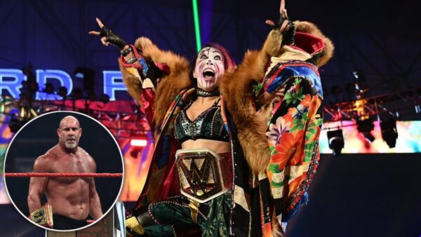 Asuka and Bill Goldberg