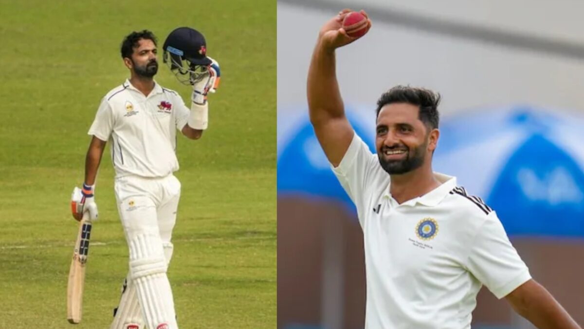 Ajinkya Rahane Calls Out Indian Selectors for Not Giving Him “More Chances” Despite Years of Experience 1 Ajinkya Rahane and Aquib Dar