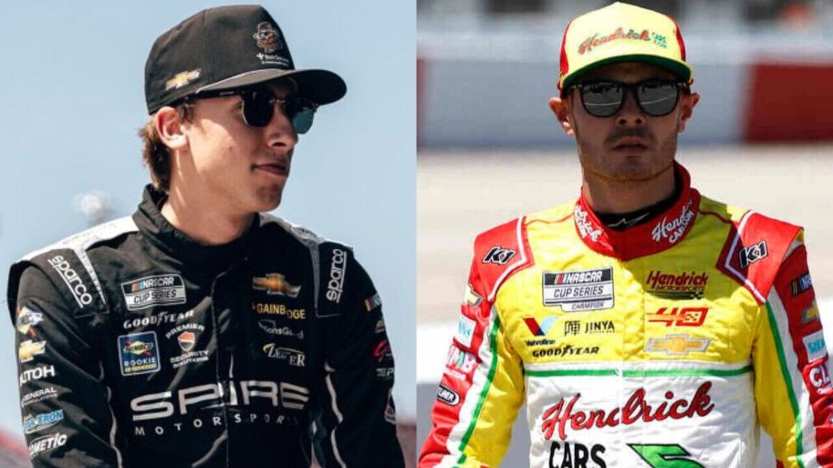 Kyle Larson Declares NASCAR Style Playoffs “Will Never Happen” in His Sprint Car Series 1 Carson Hocevar and Kyle Larson