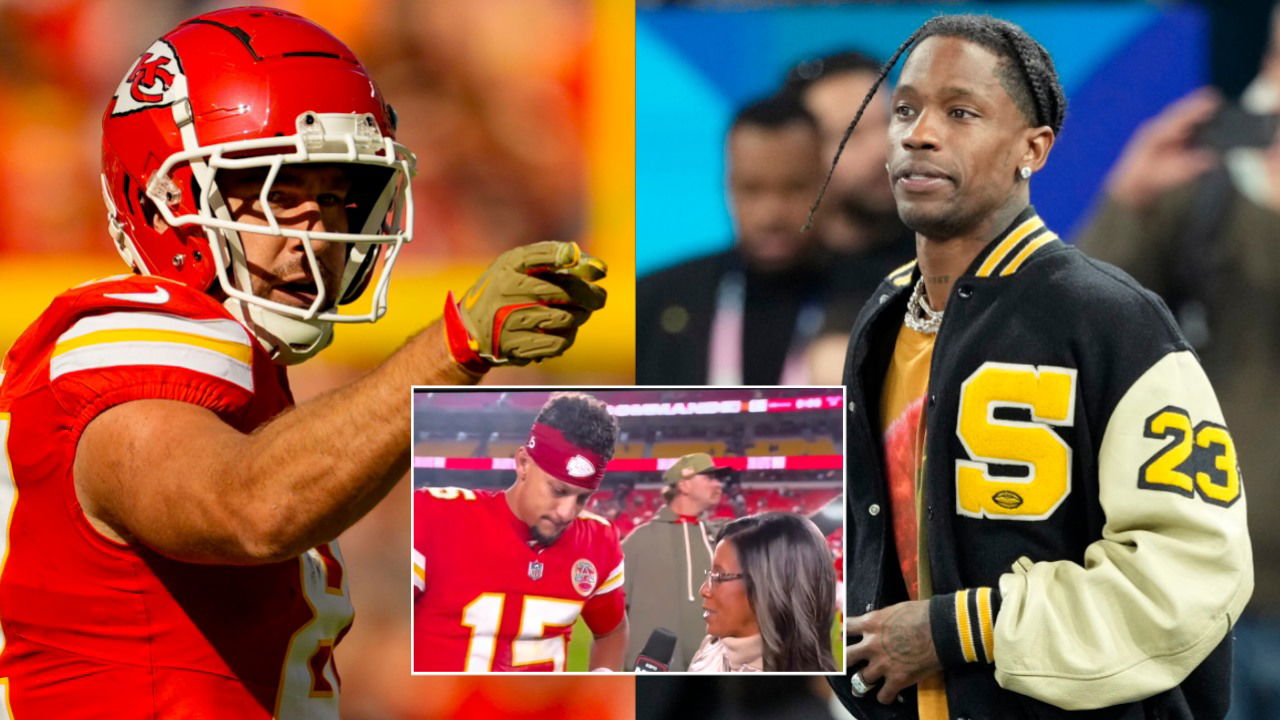 (Video) Reporter Mistakenly Tells Patrick Mahomes That “Travis Scott” Plays for the Chiefs
