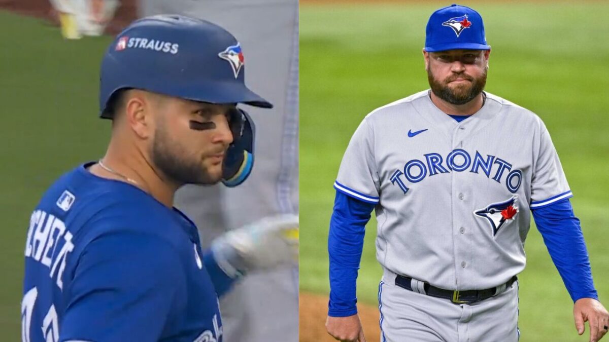 Bo Bichette and John Schneider