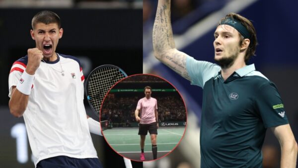 Alexander Bublik refused to shake hands with Alexei Popyrin