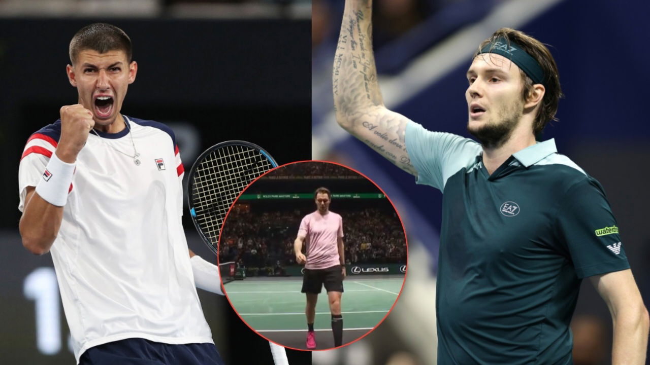 (Video) Alexander Bublik Reignites Feud with Alexei Popyrin by Ignoring Him and Refusing Handshake in Paris