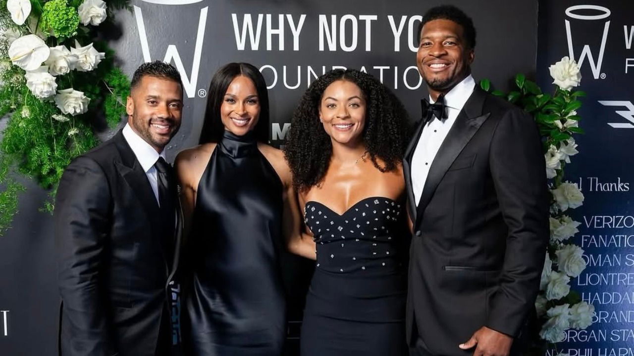 Russell Wilson Has an Epic Time With Giants Teammates At Ciara’s Surprise Birthday Party
