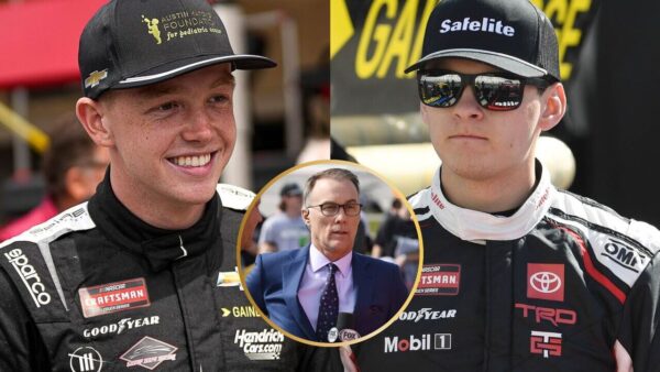 Conor Zilisch, Kevin Harvick and Corey Heim