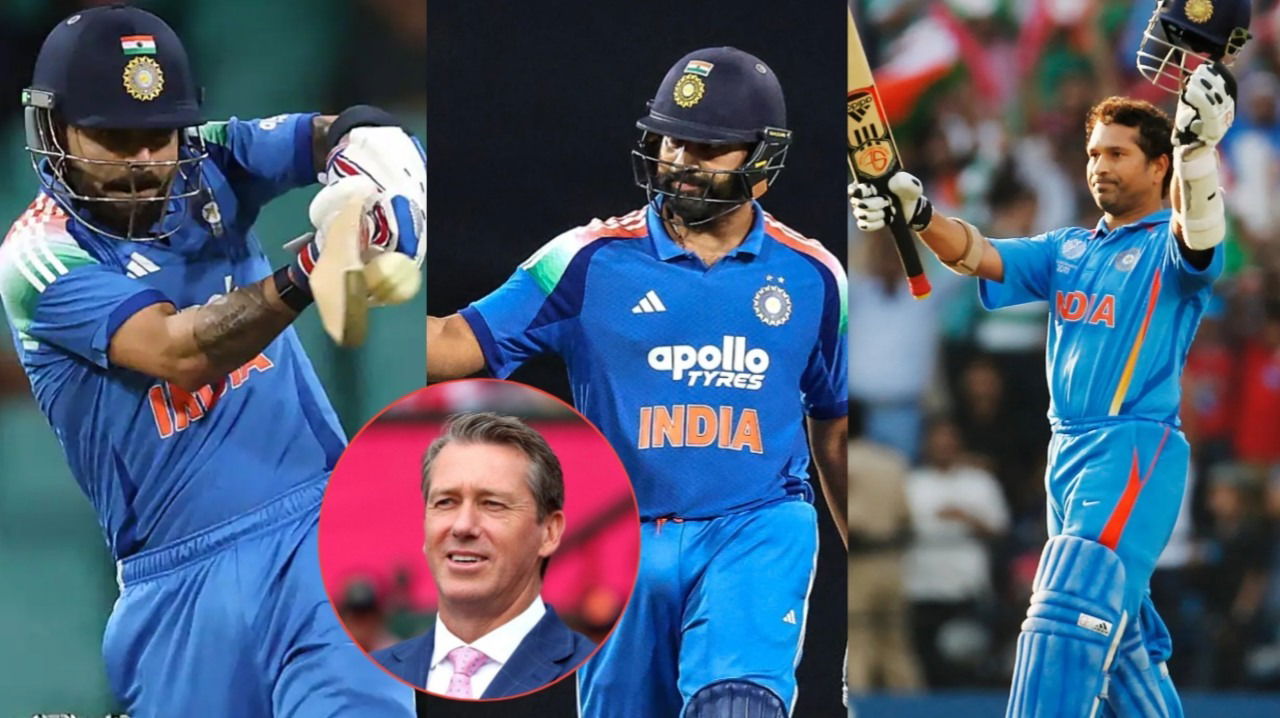 Glenn McGrath Picks Rohit Sharma Over Sachin Tendulkar, Ranks Virat Kohli as Best ODI Batter Ever