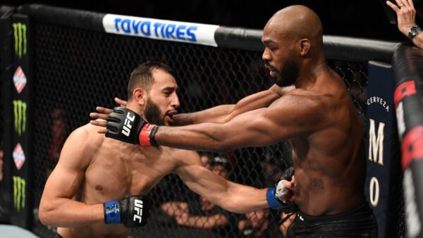 Jon Jones fighting Dominick Reyes