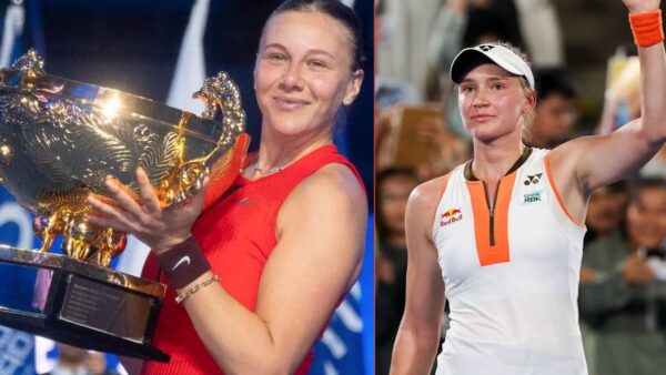 Amanda Anisimova and Elena Rybakina (via X/The Tennis Letter)