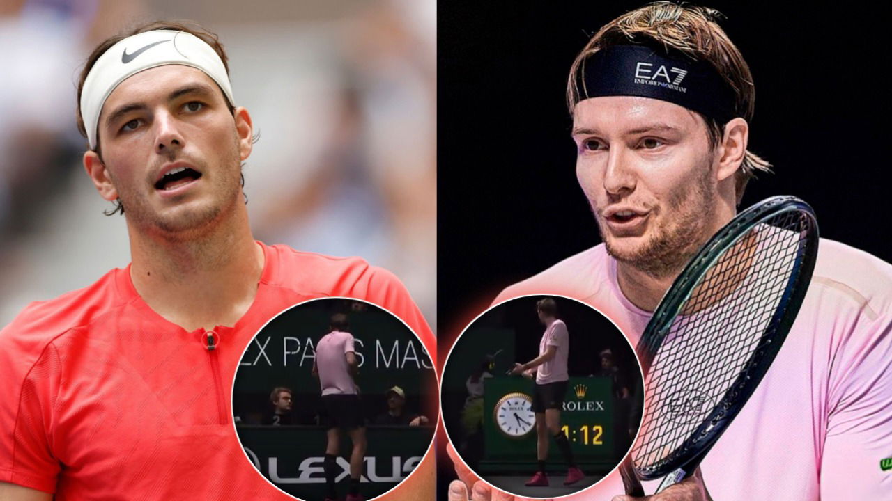 (Video) Alexander Bublik Tells His Team to ‘F**k Off’ During Tense Paris Masters Clash with Taylor Fritz