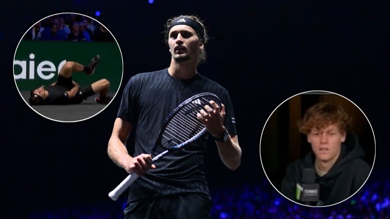 (Video) Jannik Sinner Interrupts On-Air Interview to Check on Alexander Zverev’s Dramatic Fall During his Paris Masters Clash With Daniil Medvedev