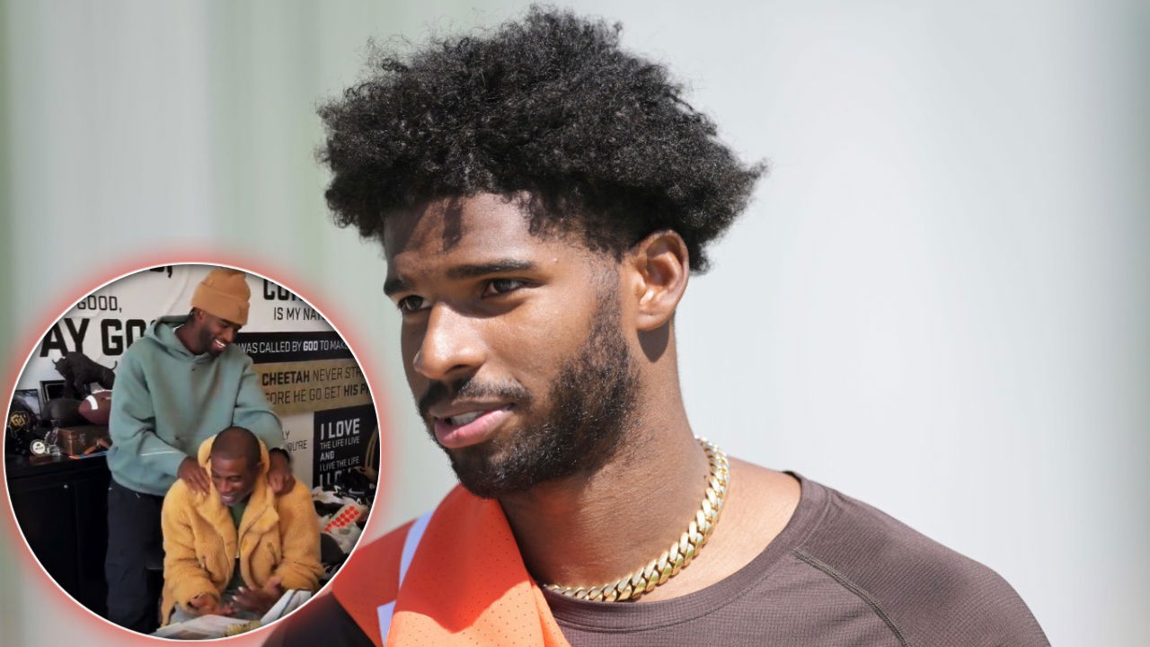 (Video) Shedeur Sanders Surprises His Dad Deion by Visiting Colorado During Browns’ Bye Week