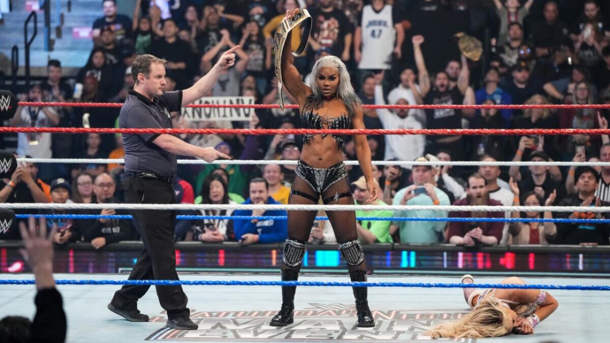 Dominik Mysterio Shines at Saturday Night's Main Event in Witty Intercontinental Title Escape 1 Jade Cargill at Saturday Night's Main Event