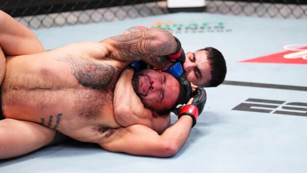 Isaac Dulgarian is getting submitted at UFC Vegas 110
