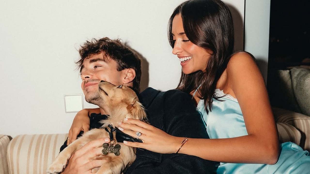 Charles Leclerc Gets Engaged with Longtime Partner Alexandra Saint Mleux