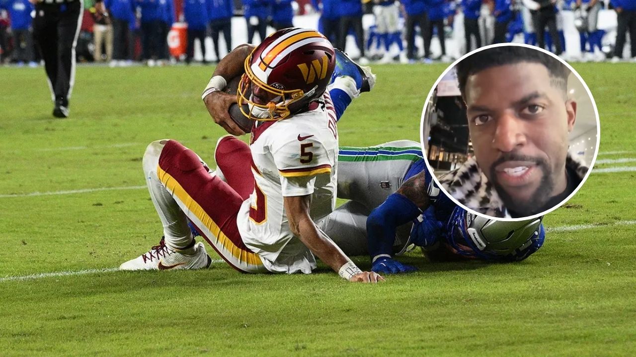 Emmanuel Acho Lashes out At “Idiotic” Dan Quinn for Letting Jayden Daniels Play in Garbage Time Amid Horrific Elbow Injury