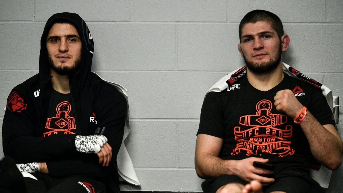 Chael Sonnen Looking Forward to Islam Makhachev Reaching Heights Khabib Nurmagomedov Never Did 1 Islam Makhachev Khabib Nurmagomedov