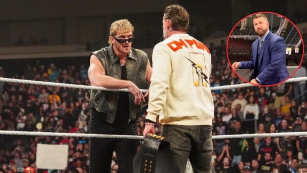 Logan Paul and CM Punk on WWE Raw