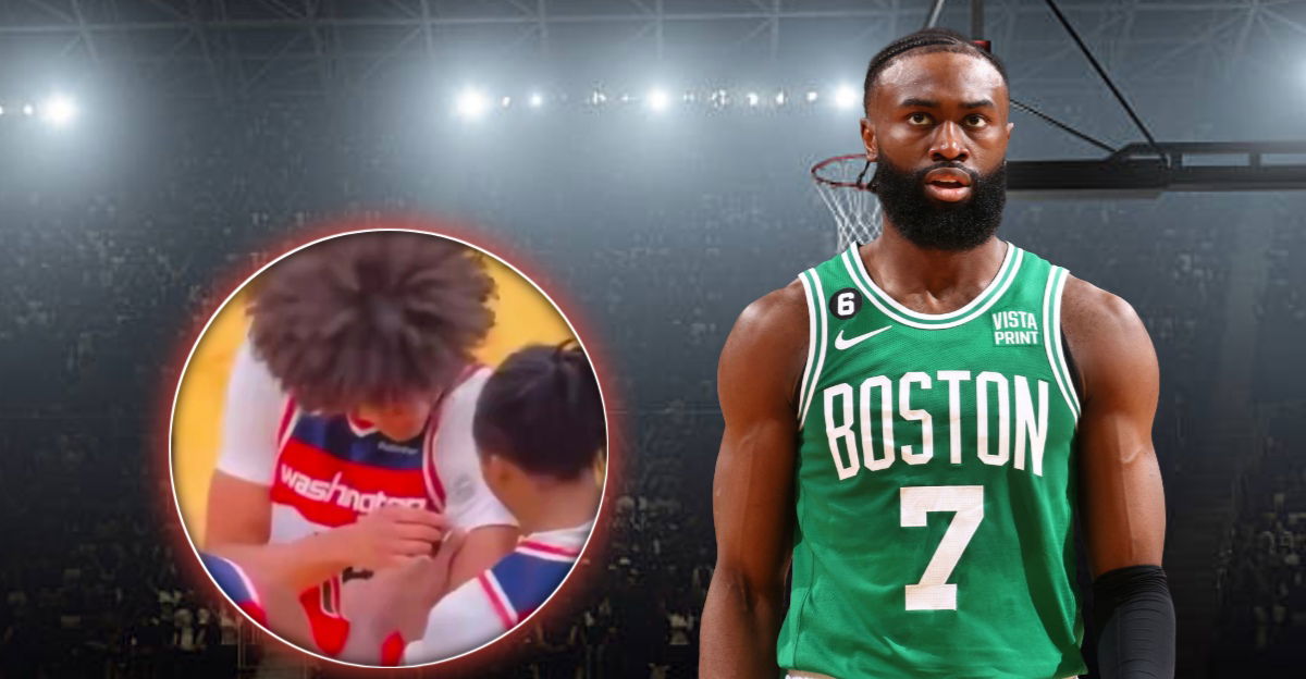 Fans Lose It as Jaylen Brown’s Hairline Spray Steals Spotlight Again in Debatable Foul Call