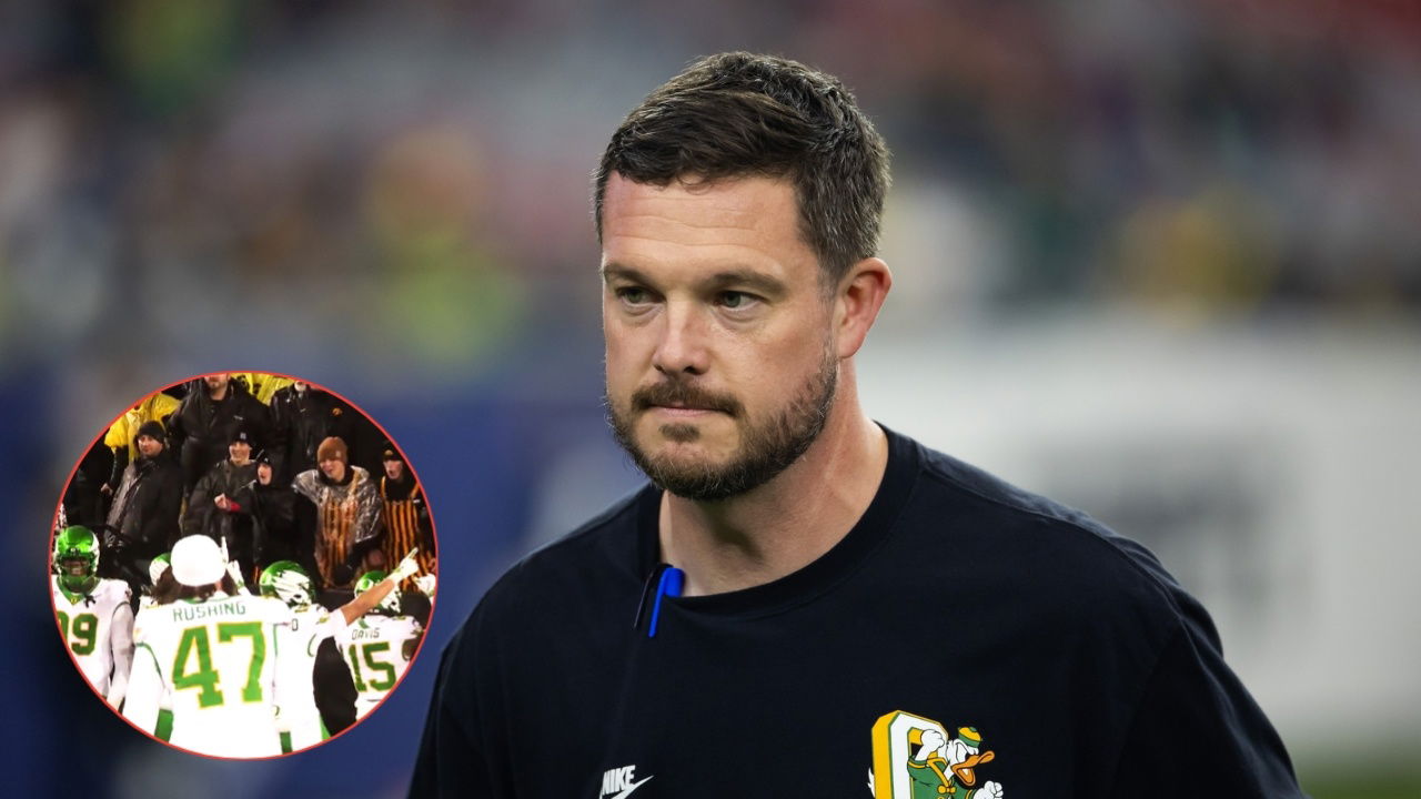 (Video) Iowa Fans Hurl Beer Cans at Rowdy Oregon Players After Iconic Game at Kinnick Stadium