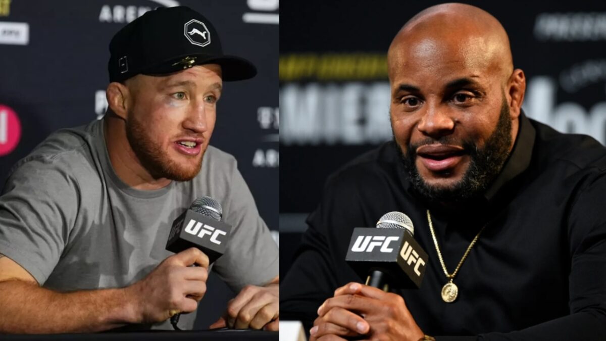 Daniel Cormier and Justin Gaethje engage in hilarious trash talk