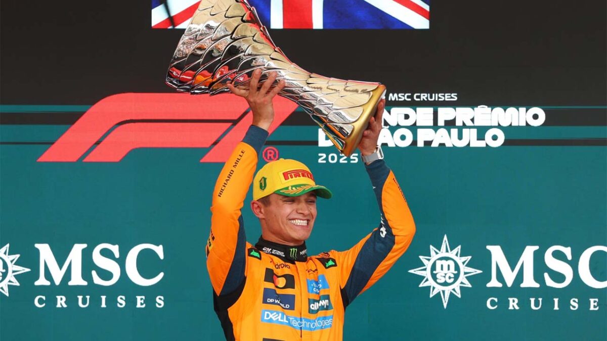 Racing Bulls Finally Breaks Silence on Lando Norris Brazil GP Booing scandal 1 Lando Norris (via Getty)