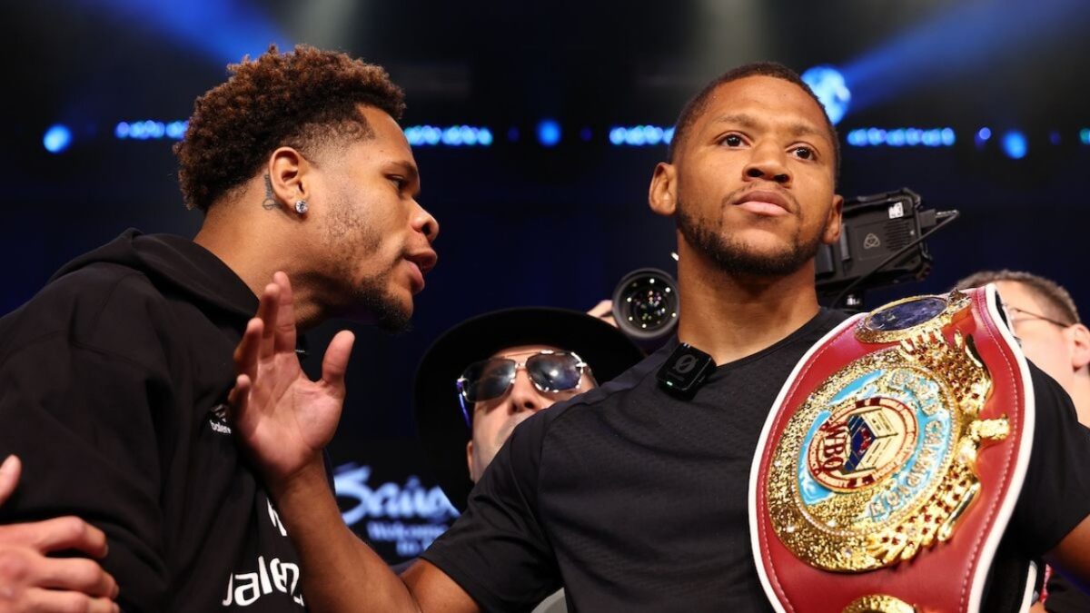 "Trying to Steal Floyd Mayweather's Whole Flow" - Devin Haney Gets Embarrassed After Getting Caught Copying Quotes 1 Devin Haney vs Brian Norman Jr